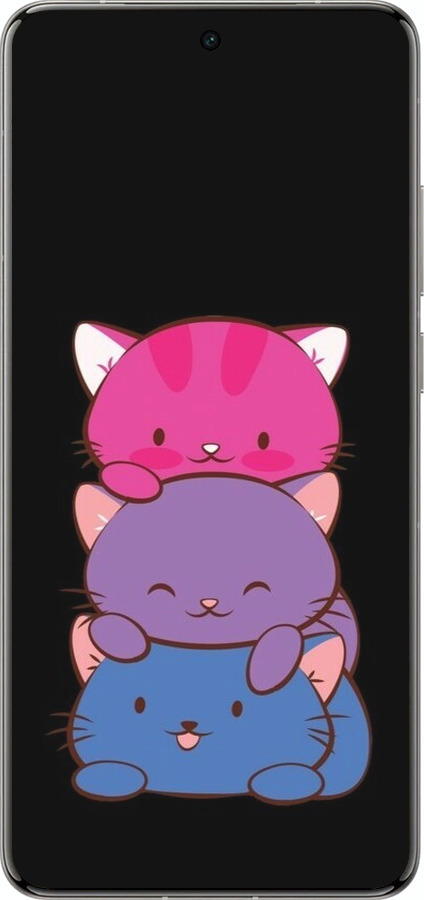 Силиконовый чехол Милые кошки для Vivo X200 PRO - 6518u-3883 изображение 
