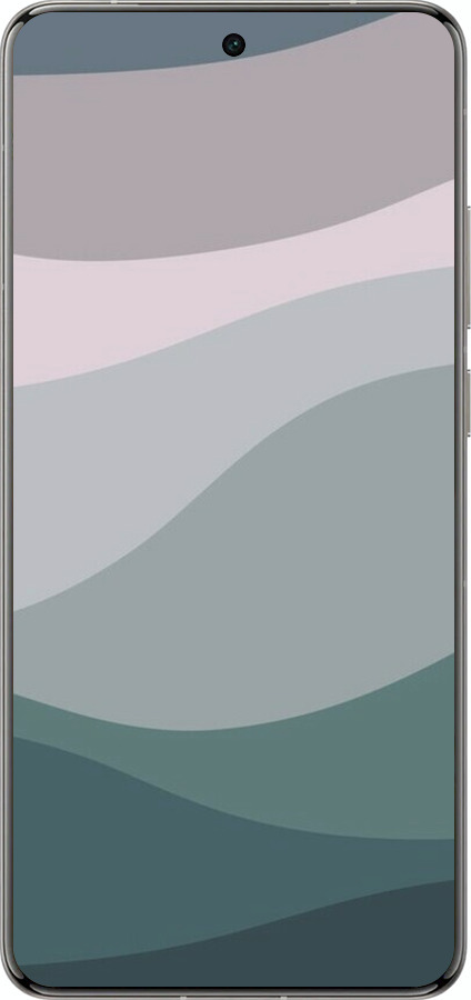 Силиконовый чехол С фиолетовым и бирюзовым ретро-стилем и волнами для Vivo X200 PRO - 6533u-3883 изображение 