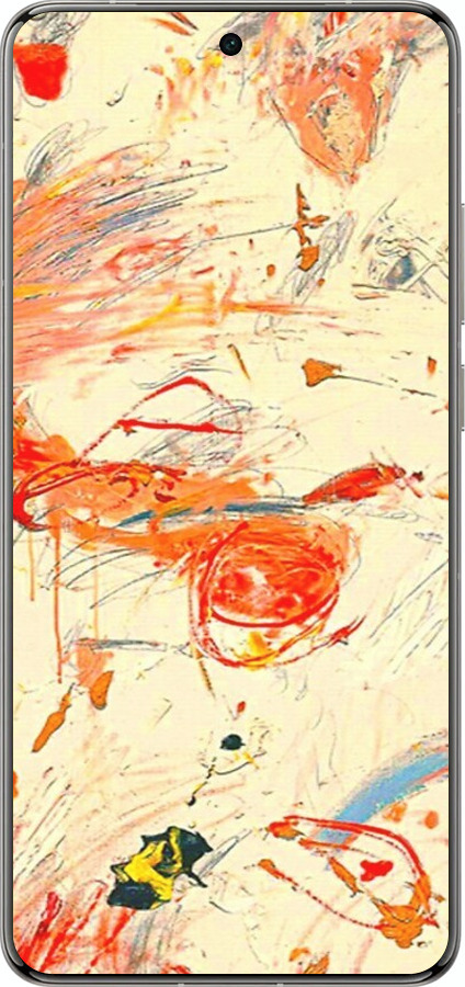Силиконовый чехол Динамичная картина с хаотичными мазками для Vivo X200 PRO - 6540u-3883 изображение 