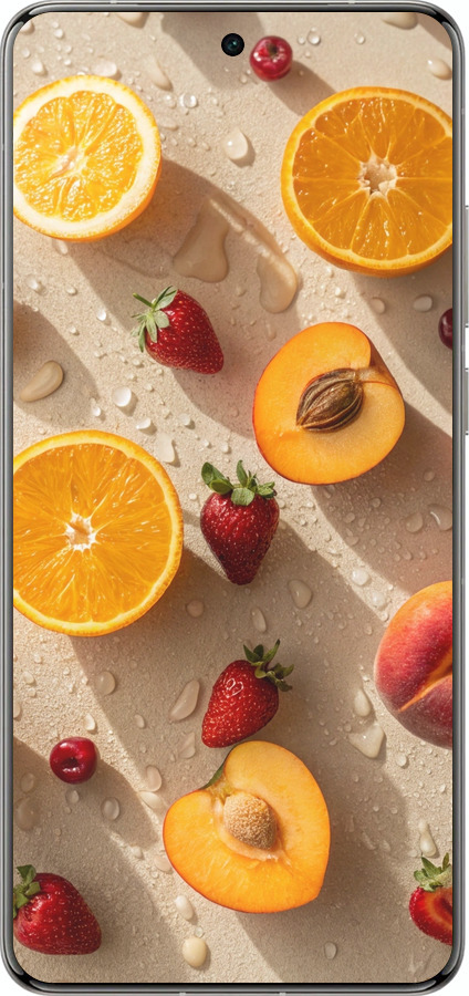 Силиконовый чехол Фрукты 3 для Vivo X200 PRO - 6703u-3883 изображение 