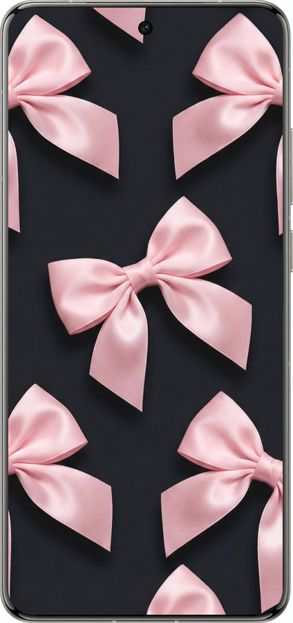 Силіконовий чехол Coquette Ribbons Dark Coquette для Vivo X200 PRO - 6767u-3883 изображение 
