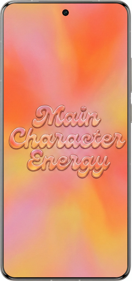 Силиконовый чехол Aura Gradient Main Character Energy Aesthetic Y2K для Vivo X200 PRO - 6783u-3883 изображение 