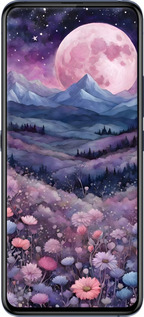 Силиконовый чехол Ночь луна арт для Vivo X27 Pro - 6319u-1772 изображение 