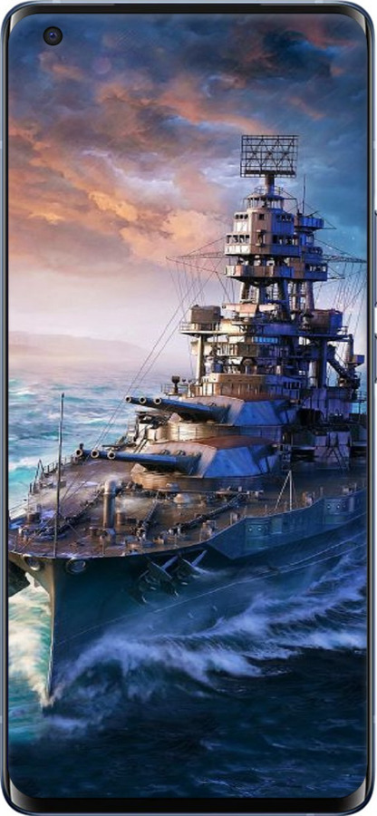 Силиконовый чехол Военный корабль, world of tanks, wargaming для Vivo X50 Pro Plus - 6461u-2056 изображение 