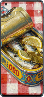 Силиконовый чехол Vintage Sardine Tin Phone для Vivo X50 Pro - 6772u-1956 изображение 