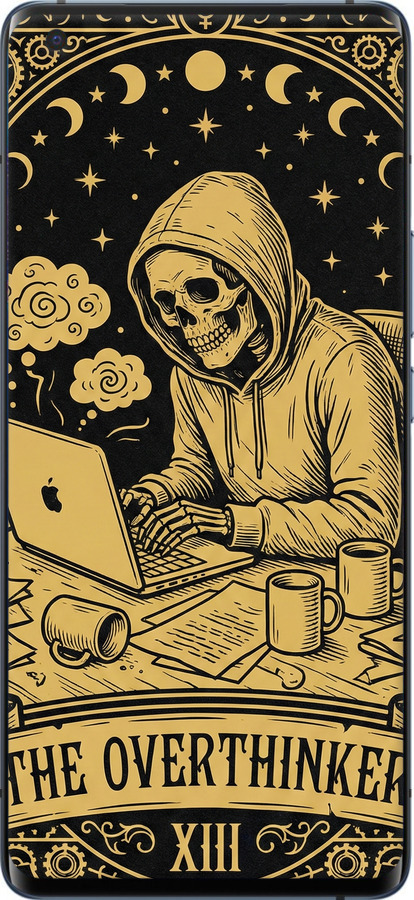 Силіконовий чехол The Overthinker для Vivo X50 Pro - 6774u-1956 изображение 