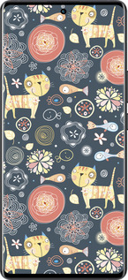 Силиконовый чехол Котята v4 для Vivo X80 Pro - 1224u-2630 изображение 