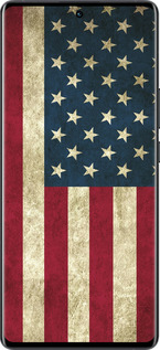 Силиконовый чехол Флаг США для Vivo X80 Pro - 395u-2630 изображение 