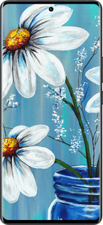 Силиконовый чехол Красивые арт-ромашки для Vivo X80 Pro - 4031u-2630 изображение 