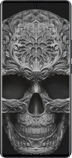 Силиконовый чехол skull-ornament для Vivo X80 Pro - 4101u-2630 изображение 