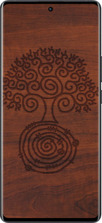 Силиконовый чехол Узор дерева для Vivo X80 Pro - 4119u-2630 изображение 