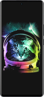 Силиконовый чехол Кот-астронавт для Vivo X80 Pro - 4154u-2630 изображение 