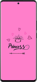 Силиконовый чехол Princess для Vivo X80 Pro - 4361u-2630 изображение 