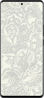 Силіконовий чехол Біле мереживо для Vivo X80 Pro - 4383u-2630 изображение 