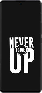 Силиконовый чехол Никогда не сдавайся для Vivo X80 Pro - 4572u-2630 изображение 