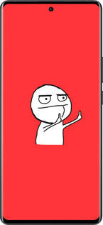 Силиконовый чехол Мем для Vivo X80 Pro - 4578u-2630 изображение 