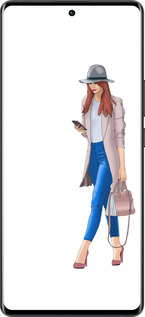 Силиконовый чехол Девушка 1 для Vivo X80 Pro - 4751u-2630 изображение 