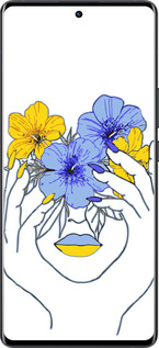 Силиконовый чехол Девушка v4 для Vivo X80 Pro - 5276u-2630 изображение 