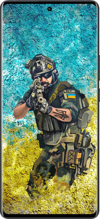 Силиконовый чехол Воин ЗСУ для Vivo X80 Pro - 5311u-2630 изображение 