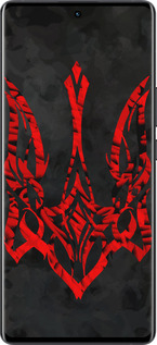 Силиконовый чехол Герб Украины v4 для Vivo X80 Pro - 5319u-2630 изображение 