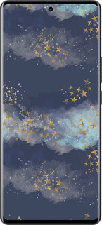 Силіконовий чехол Ніч золоті зірки для Vivo X80 Pro - 5421u-2630 изображение 