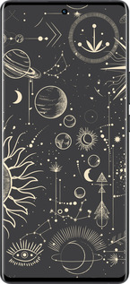 Силіконовий чехол Фаза місяця для Vivo X80 Pro - 5605u-2630 изображение 