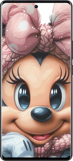 Силиконовый чехол Минни Маус с бантиком для Vivo X80 Pro - 6055u-2630 изображение 