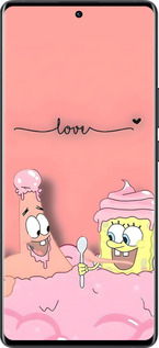 Силиконовый чехол Спанч Боб для Vivo X80 Pro - 6282u-2630 изображение 