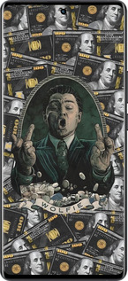 Силиконовый чехол Волк с валл стрит для Vivo X80 Pro - 6287u-2630 изображение 