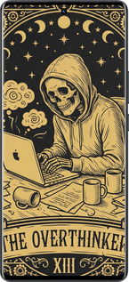 Силиконовый чехол The Overthinker для Vivo X80 Pro - 6774u-2630 изображение 