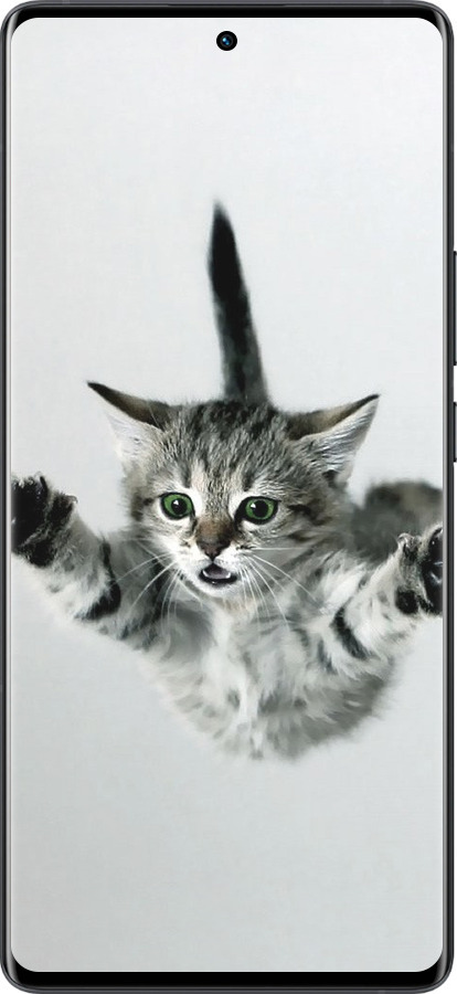 Силіконовий чехол Літаюче кошеня для Vivo X80 Pro - 2322u-2630 изображение 