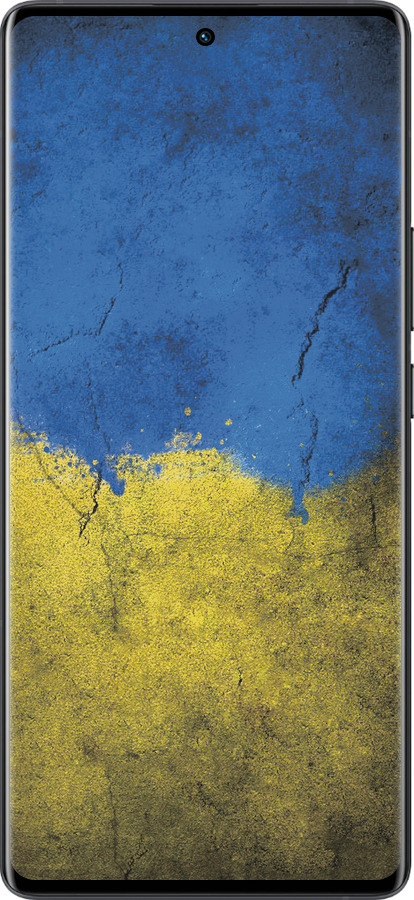 Силиконовый чехол Флаг Украины 2 для Vivo X80 Pro - 401u-2630 изображение 