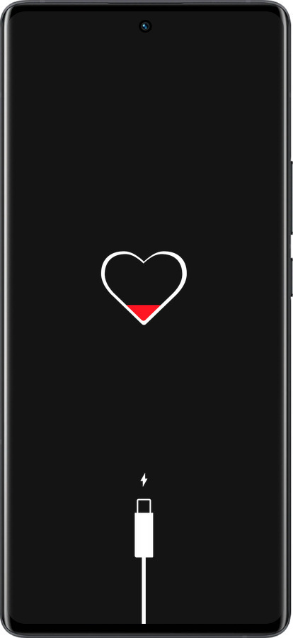 Силиконовый чехол Подзарядка сердца для Vivo X80 Pro - 4274u-2630 изображение 