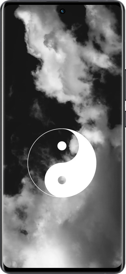 Силиконовый чехол Инь и Янь для Vivo X80 Pro - 4389u-2630 изображение 