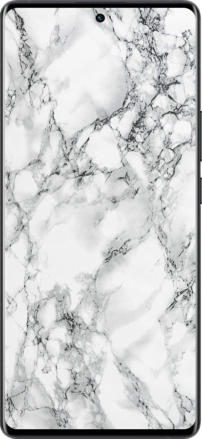 Силиконовый чехол Мрамор белый для Vivo X80 Pro - 4480u-2630 изображение 
