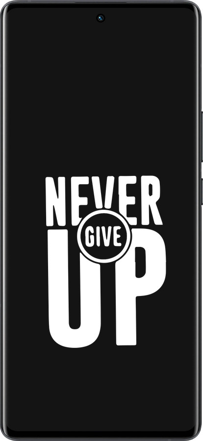 Силиконовый чехол Никогда не сдавайся для Vivo X80 Pro - 4572u-2630 изображение 