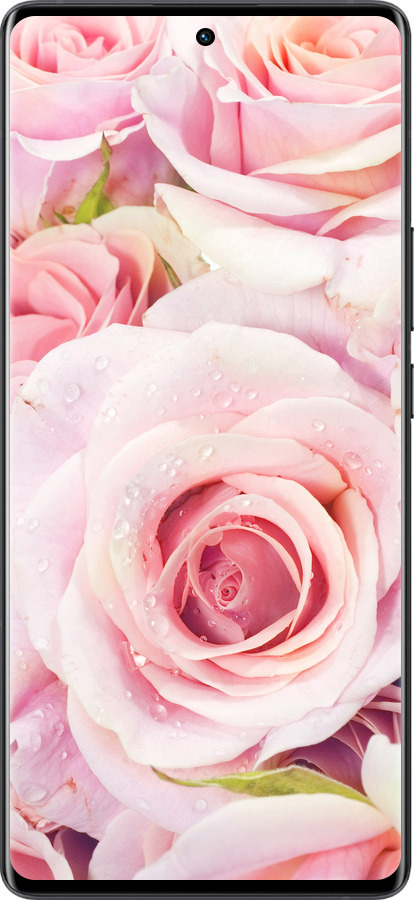 Силіконовий чехол Троянди для Vivo X80 Pro - 525u-2630 изображение 