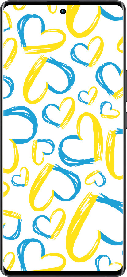 Силіконовий чехол Серця UA  для Vivo X80 Pro - 5292u-2630 изображение 