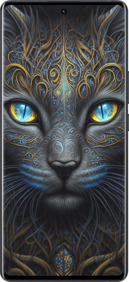 Силіконовий чехол Кішка для Vivo X80 Pro - 5548u-2630 изображение 