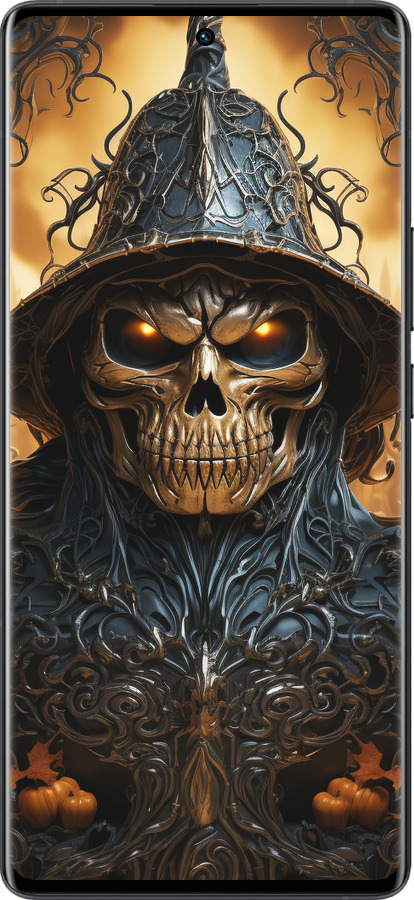 Силиконовый чехол Череп 2 для Vivo X80 Pro - 5652u-2630 изображение 