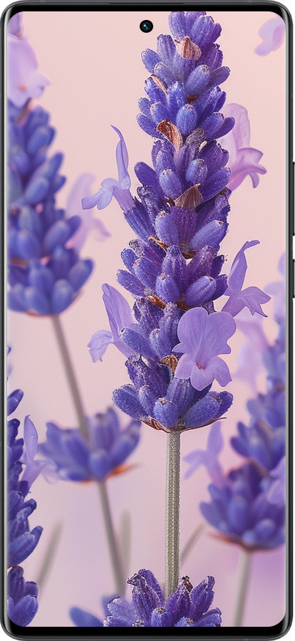 Силиконовый чехол Лаванда для Vivo X80 Pro - 6037u-2630 изображение 