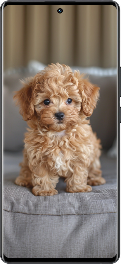 Силиконовый чехол Mini-maltipoo для Vivo X80 Pro - 6158u-2630 изображение 