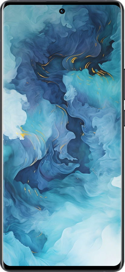 Силиконовый чехол Акварель для Vivo X80 Pro - 6320u-2630 изображение 