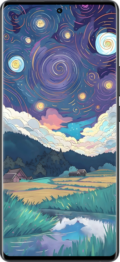 Силиконовый чехол Креативный арт для Vivo X80 Pro - 6322u-2630 изображение 