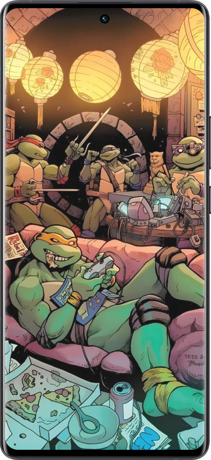 Силіконовий чехол Черепашки ніндзя для Vivo X80 Pro - 6346u-2630 изображение 