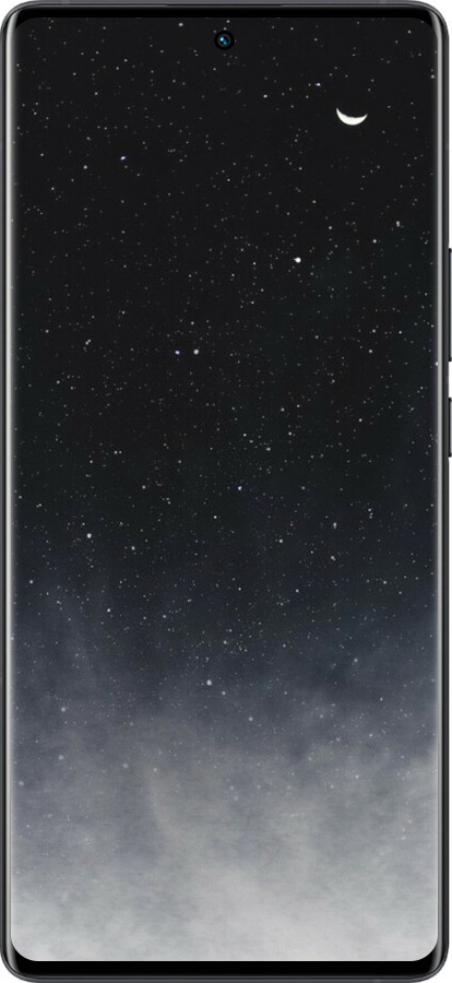 Силиконовый чехол Сині хмари, Синій місяць для Vivo X80 Pro - 6396u-2630 изображение 