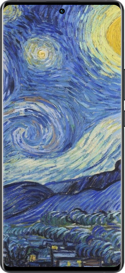 Силиконовый чехол «Звездная ночь» Винсента Ван Гога для Vivo X80 Pro - 6433u-2630 изображение 