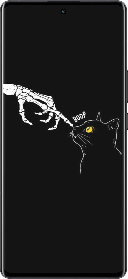 Силиконовый чехол Кошка для Vivo X80 Pro - 6505u-2630 изображение 