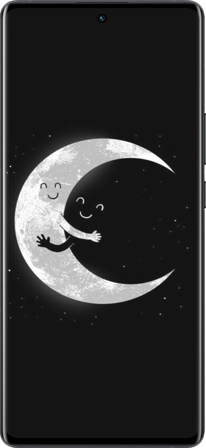 Силиконовый чехол Лунные объятия для Vivo X80 Pro - 6508u-2630 изображение 