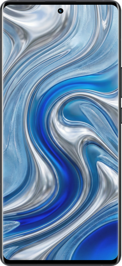 Силиконовый чехол Liquid Chrome для Vivo X80 Pro - 6781u-2630 изображение 